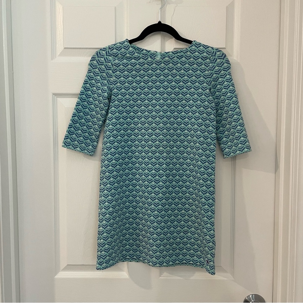 Vineyard Vines Girls Diamond Whaletail Tisbury Dress